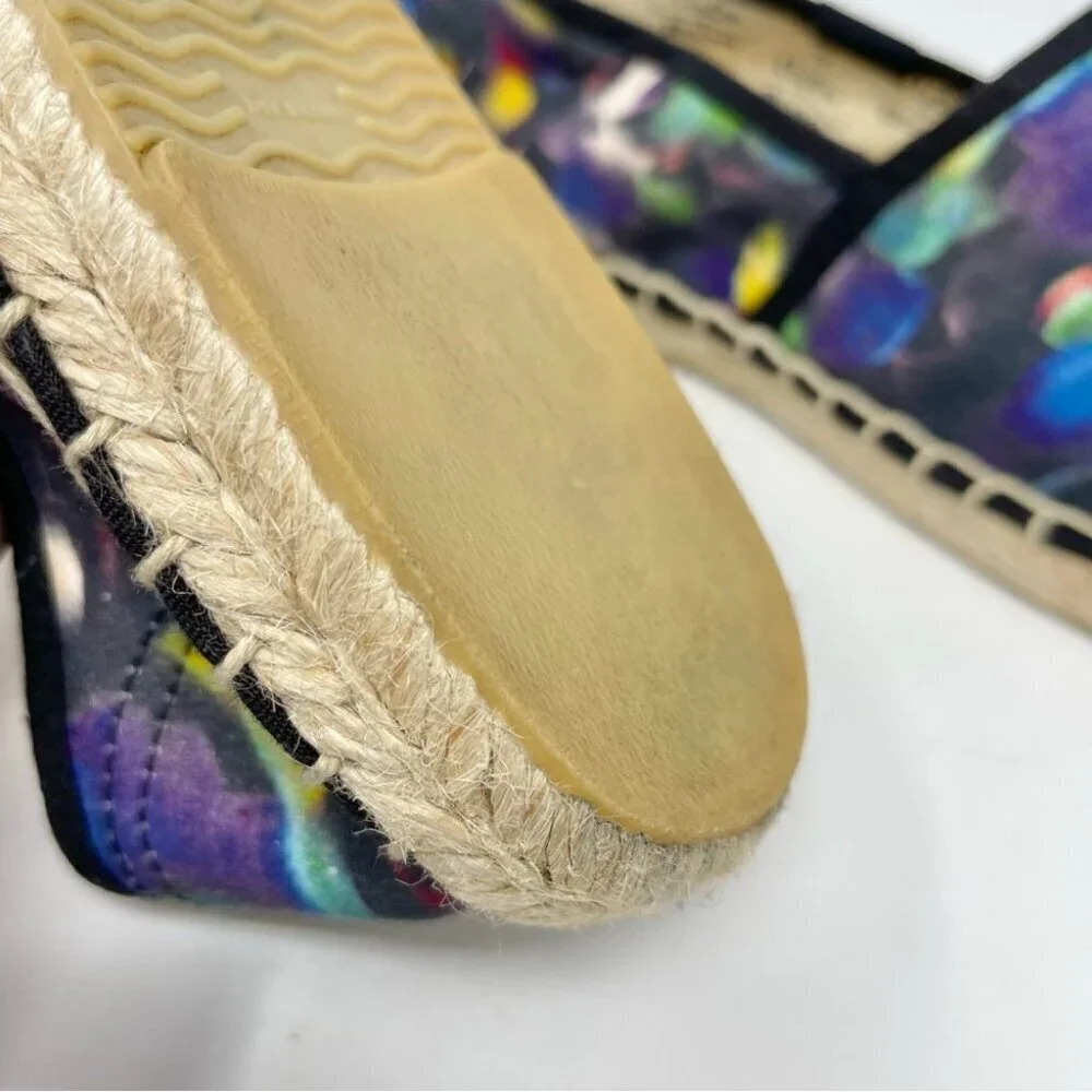 * Soludos x Aritzia Multicolor Espadrille Flats Size 8